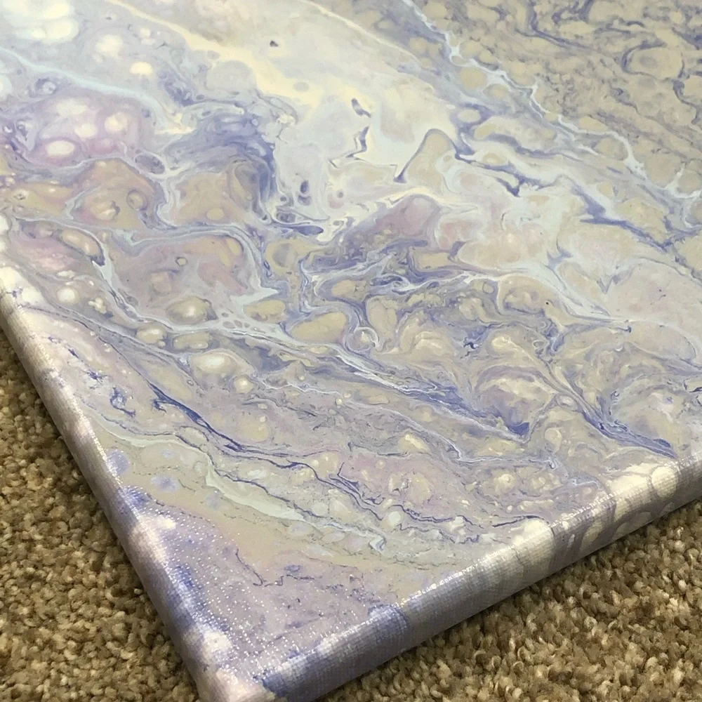 Abstract Acrylic Pour Canvas Art